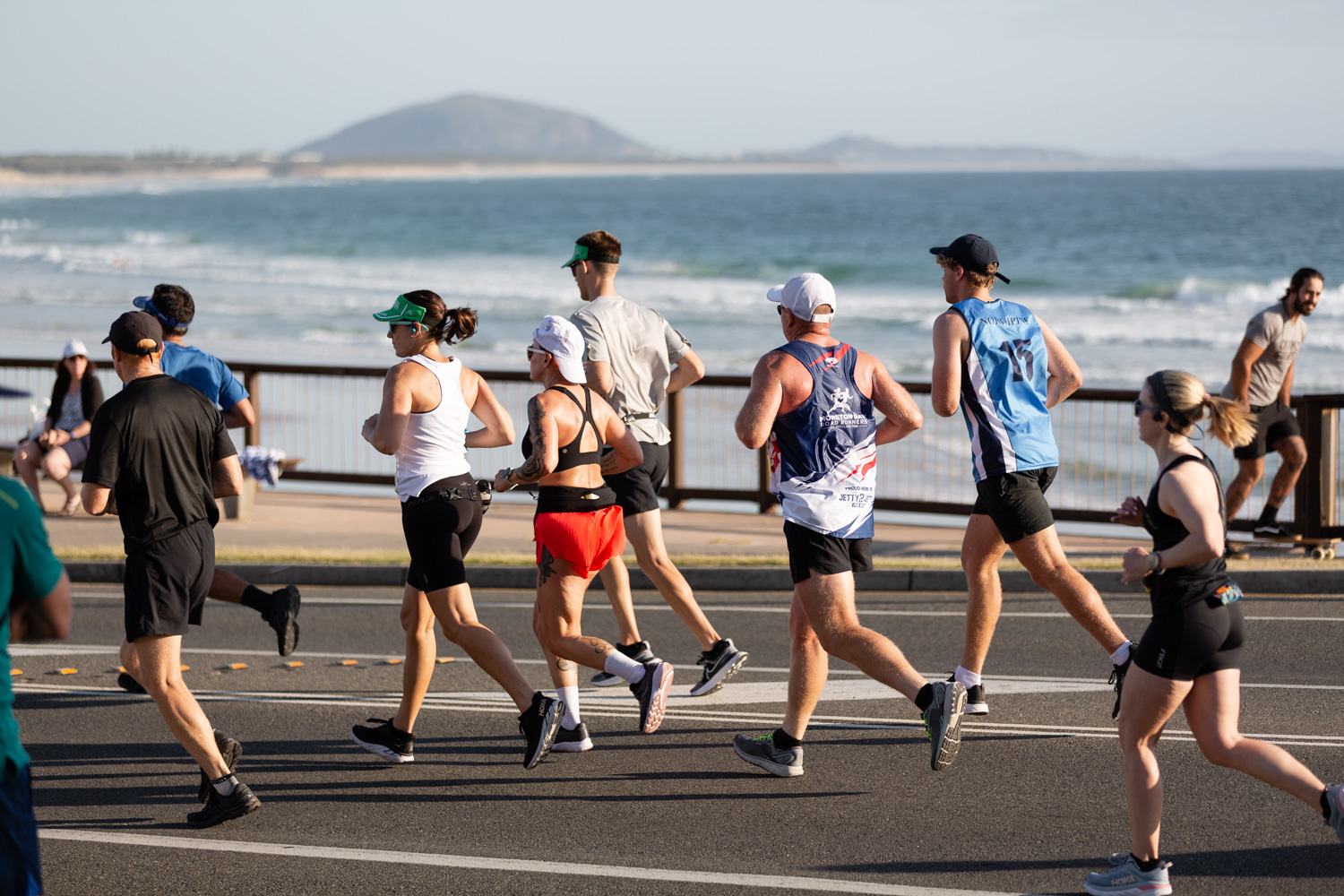 A marathon in the midnight sunshine, Running