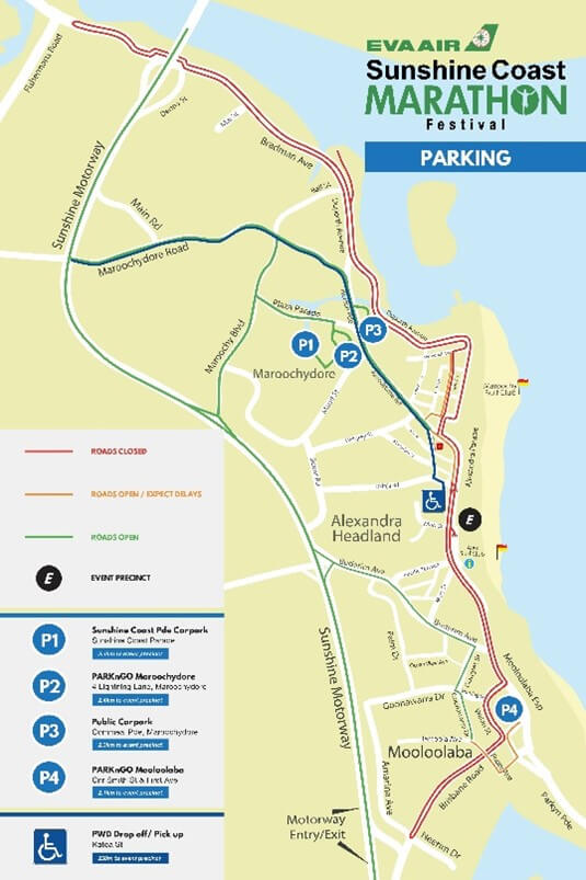 SCM Park N Ride map